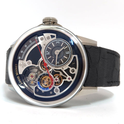Louis Moinet Tempograph Spirit Titanium Black Skeleton Automatic LM-85.20.50
