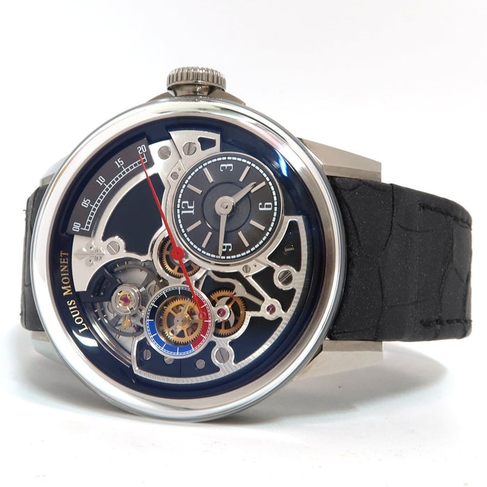 Louis Moinet Tempograph Spirit Titanium Black Skeleton Automatic LM-85.20.50