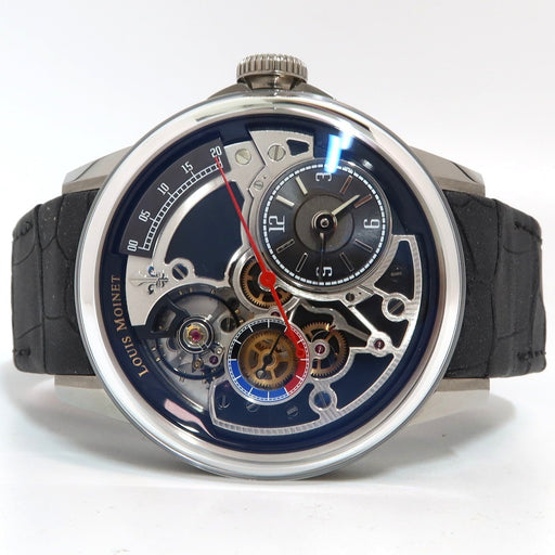 Louis Moinet Tempograph Spirit Titanium Black Skeleton Automatic LM-85.20.50