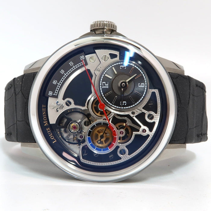 Louis Moinet Tempograph Spirit Titanium Black Skeleton Automatic LM-85.20.50
