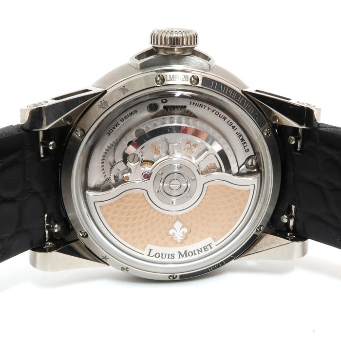 Louis Moinet Tempograph Spirit Titanium Black Skeleton Automatic LM-85.20.50