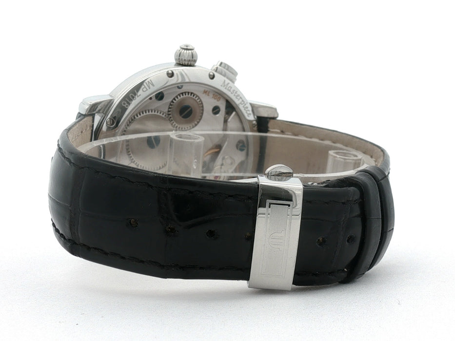 Maurice Lacroix Masterpiece Double Retrograde Silver Dial Stainless Steel MP7018
