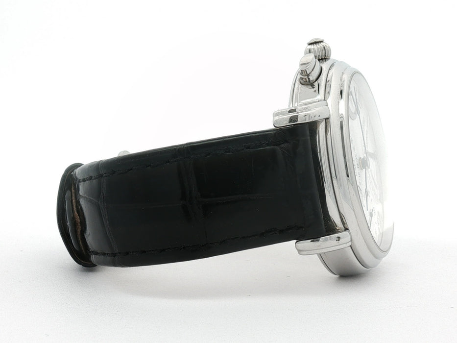 Maurice Lacroix Masterpiece Double Retrograde Silver Dial Stainless Steel MP7018