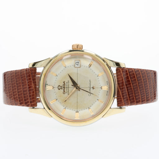 Omega Constellation Pie Pan Caliber 561 Gold Cap Stainless Steel 14393