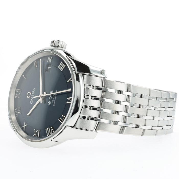 Omega De-Ville Co-Axial Blue Dial Stainless Steel 431.10.41.21.03.001