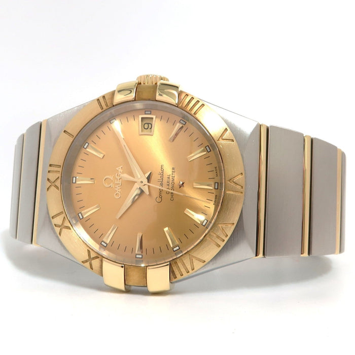 Omega Constellation 18kt Yellow Gold & Stainless Steel 35MM 123.20.35.20.08.001