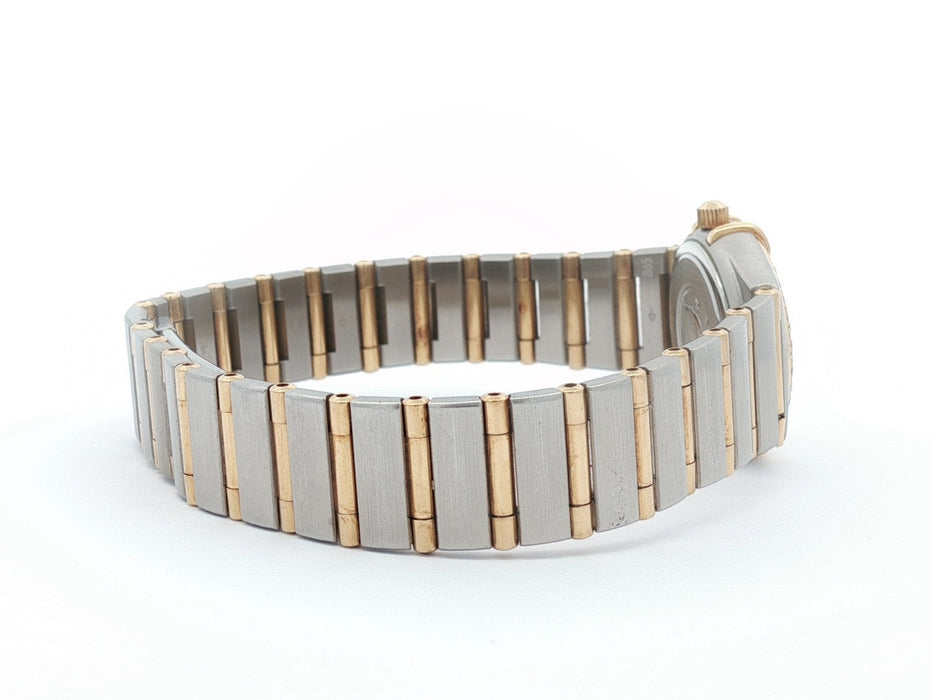 Omega Constellation Factory Diamond Bezel Gold Dial 18K Gold & Steel 1267.10