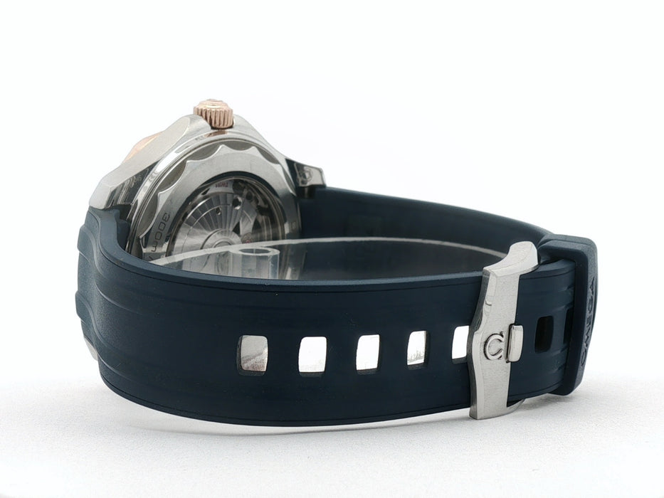 Omega Seamaster Blue Dial 42MM 18kt Rose Gold & Steel 42MM 210.22.42.20.03.002
