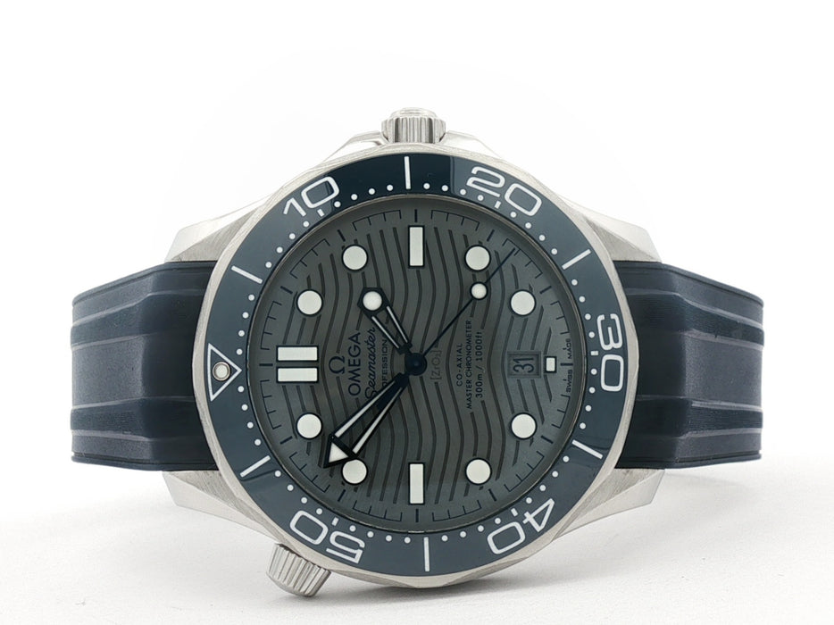 Omega Seamaster Diver 300 M Grey Blue Dial Stainless Steel  210.32.42.20.06.001