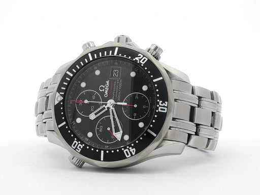 Omega Seamaster Diver Black Dial Chronograph Stainless Steel 213.30.42.40.01.001