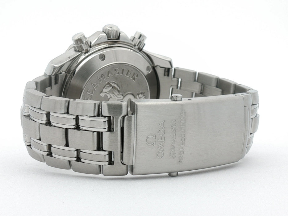 Omega Seamaster Diver Blue Dial Chronograph 41.5MM Stainless Steel 2225.80