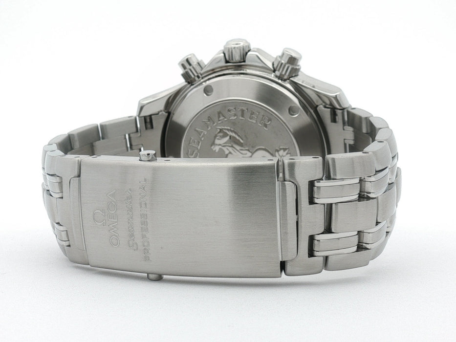 Omega Seamaster Diver Blue Dial Chronograph 41.5MM Stainless Steel 2225.80