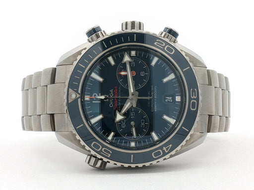 Omega Seamaster Planet Ocean Chronograph Titanium Blue Dial 232.90.46.51.03.001