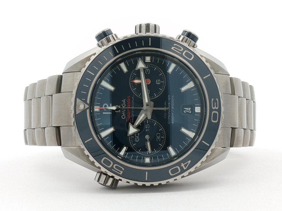 Omega Seamaster Planet Ocean Chronograph Titanium Blue Dial 232.90.46.51.03.001