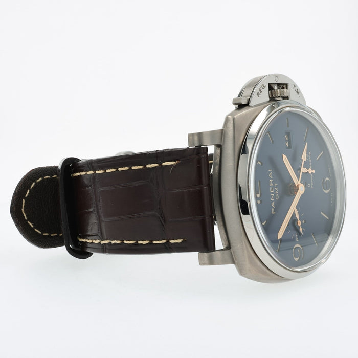 Panerai Luminor Due 45mm Blue Dial Titanium GMT Power Reserve PAM00964