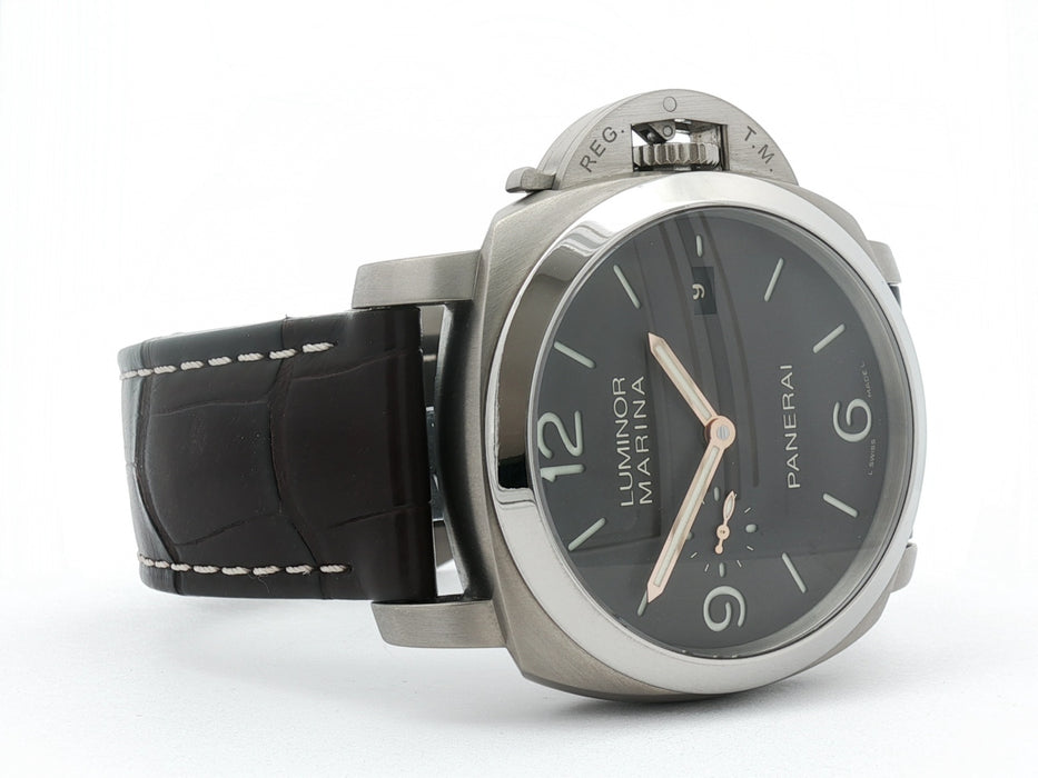 Panerai Luminor Marina 1950 3 Days Automatic 44MM Titanium Brown Dial PAM00351