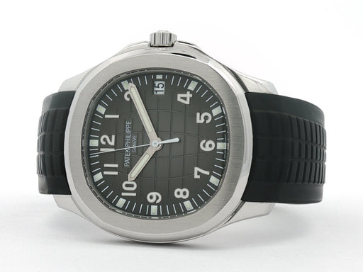 Patek Philippe Aquanaut Black Dial Black Rubber 40MM Stainless Steel 5167A-001