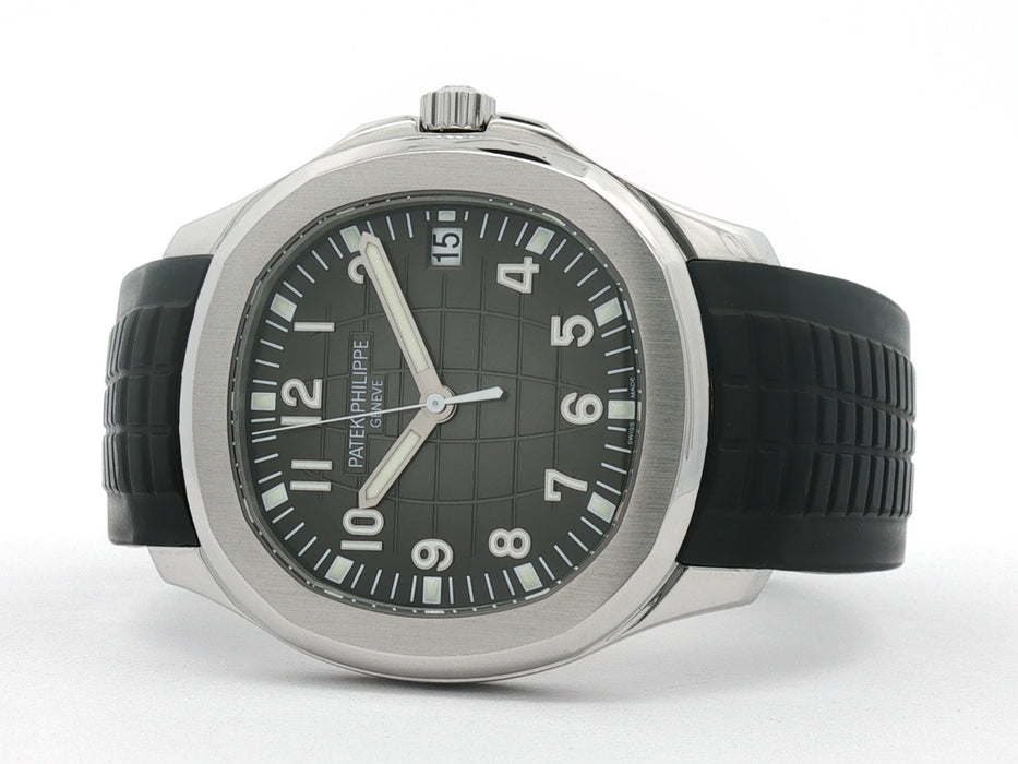 Patek Philippe Aquanaut Black Dial Black Rubber 40MM Stainless Steel 5167A-001