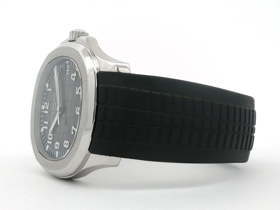 Patek Philippe Aquanaut Black Dial Black Rubber 40MM Stainless Steel 5167A-001