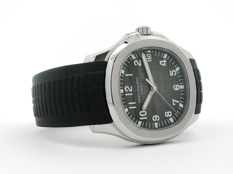 Patek Philippe Aquanaut Black Dial Black Rubber 40MM Stainless Steel 5167A-001