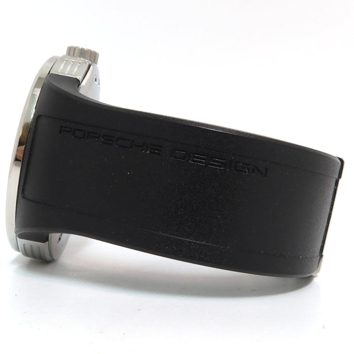 Porsche Design Flat Six Grey Dial Chronograph Rubber Strap 44MM Quartz P6320