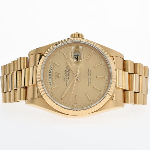 Rolex Day-Date 36 President Automatic Solid 18kt Yellow Gold 18038