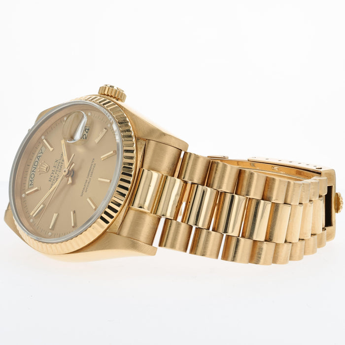 Rolex Day-Date 36 President Automatic Solid 18kt Yellow Gold 18038