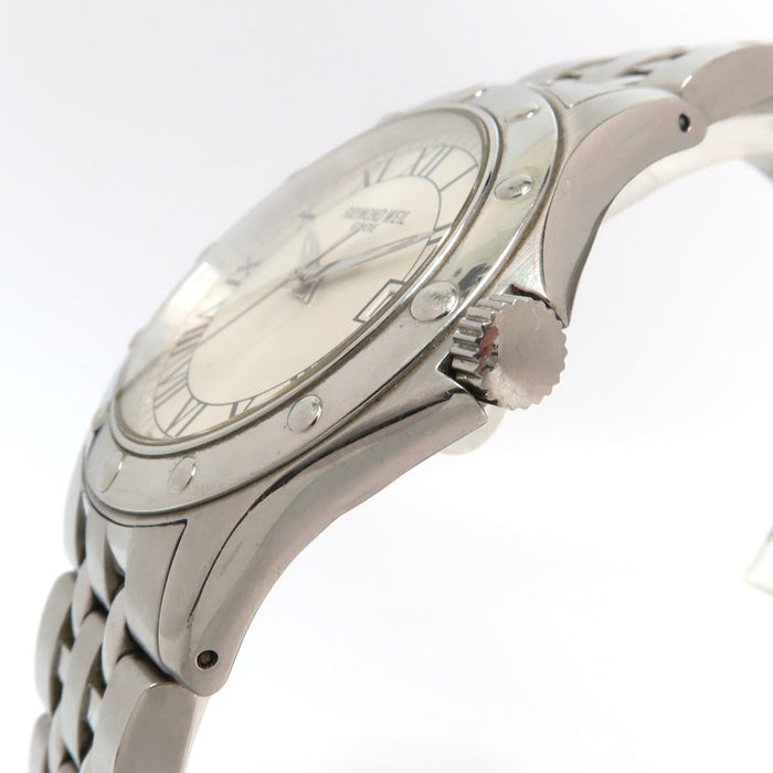 Raymond Weil Tango Stainless Steel Quartz Silver Roman Dial Date 36MM 5590