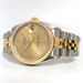 Rolex Datejust 31 18k Yellow Gold & Stainless Steel Jubilee Champagne Dial 68273