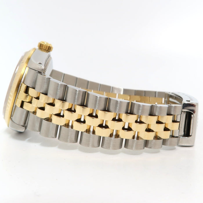 Rolex Datejust 31 18k Yellow Gold & Stainless Steel Jubilee Champagne Dial 68273