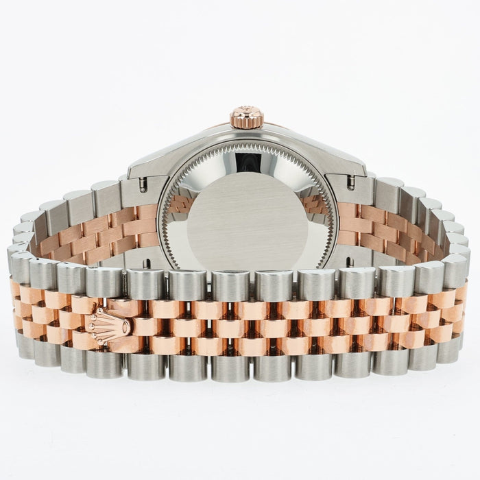 Rolex Datejust 31 Chocolate Roman Dial 18k Rose Gold and Stainless Steel 278271