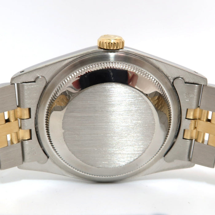 Rolex Datejust 36 18kt Yellow Gold & Stainless Steel Cream Dial Jubilee 16233