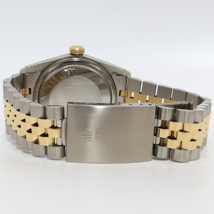 Rolex Datejust 36 18kt Yellow Gold & Stainless Steel White Boiler Dial 16013