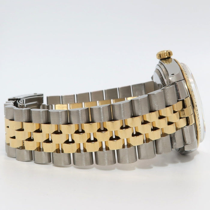 Rolex Datejust 36 18kt Yellow Gold & Stainless Steel White Boiler Dial 16013