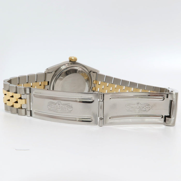 Rolex Datejust 36 18kt Yellow Gold & Stainless Steel White Boiler Dial 16013