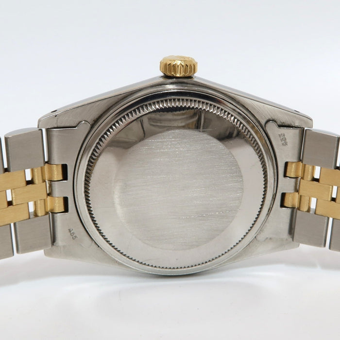 Rolex Datejust 36 18kt Yellow Gold & Stainless Steel White Boiler Dial 16013