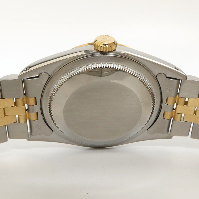 Rolex Datejust 36 18kt Yellow Gold & Steel Lemon Yellow Roman Dial 16233