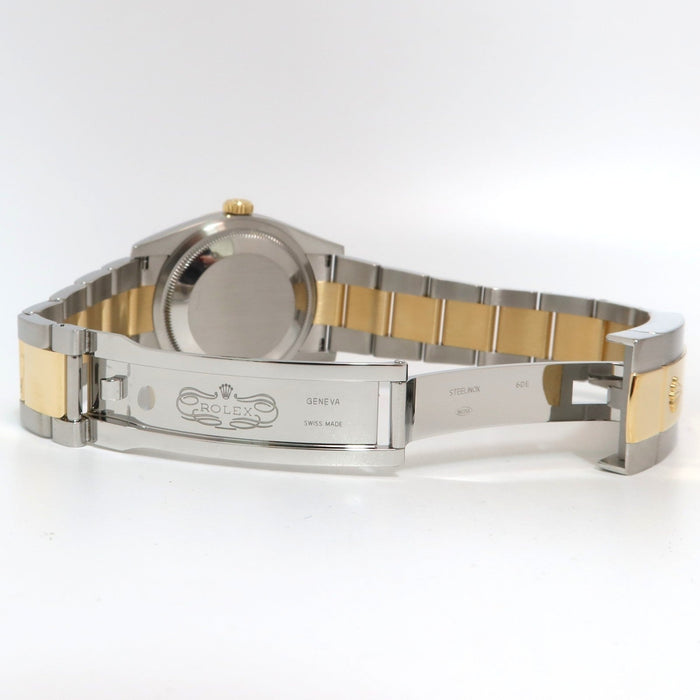 Rolex Datejust 36 Factory Silver Roman Diamond Dial 18kt Gold & Steel 126233