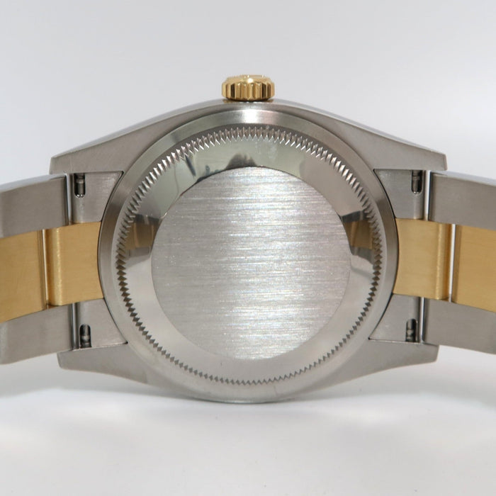 Rolex Datejust 36 Factory Silver Roman Diamond Dial 18kt Gold & Steel 126233