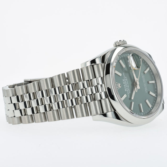 Rolex Datejust 36 Jubilee Mint Green Dial Stainless Steel 126200
