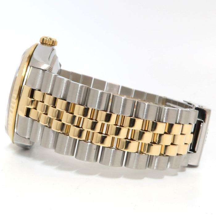 Rolex Datejust 36 Yellow Gold and Stainless Steel Champagne Dial Jubilee 16233