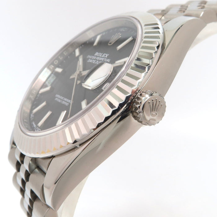 Rolex Datejust 41 Black Stick Dial Stainless Steel Jubilee Bracelet 126334