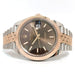 Rolex Datejust 41 Chocolate Dial Rose Gold and Stainless Steel Jubilee 126331