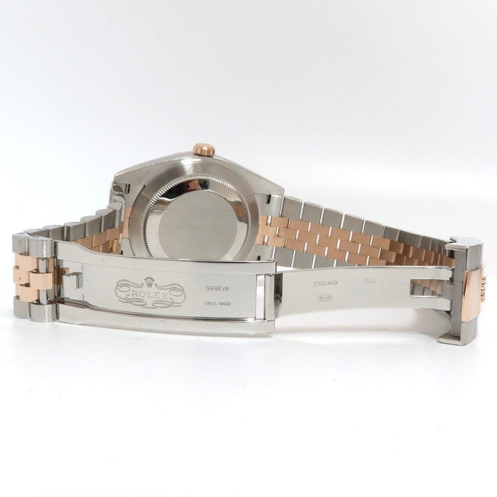 Rolex Datejust 41 Chocolate Dial Rose Gold and Stainless Steel Jubilee 126331