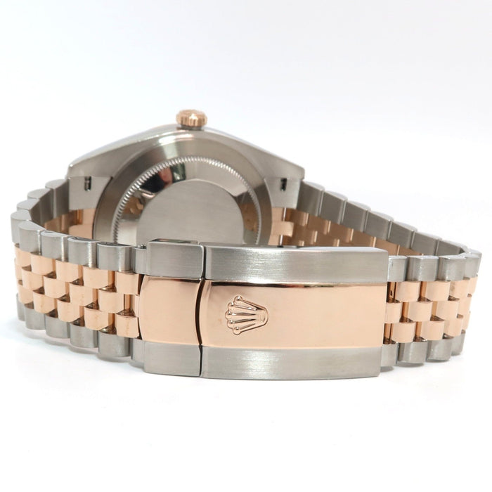 Rolex Datejust 41 Chocolate Dial Rose Gold and Stainless Steel Jubilee 126331
