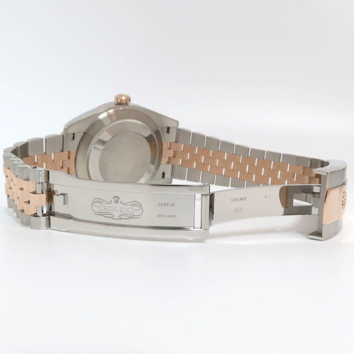 Rolex Datejust 41 Chocolate Dial Rose Gold and Stainless Steel Jubilee 126331
