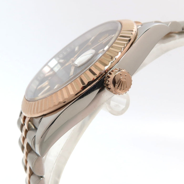 Rolex Datejust 41 Chocolate Dial Rose Gold and Stainless Steel Jubilee 126331