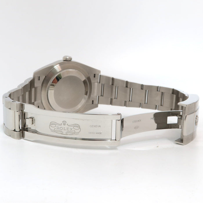 Rolex Datejust 41 Smooth Bezel Wimbledon Dial Oyster Stainless Steel 126300