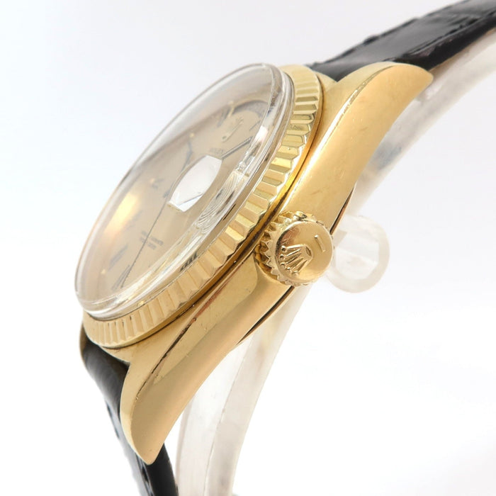 Rolex Day-Date 36 Non-Quickset Buckley Dial Spanish 18kt Yellow Gold 1803