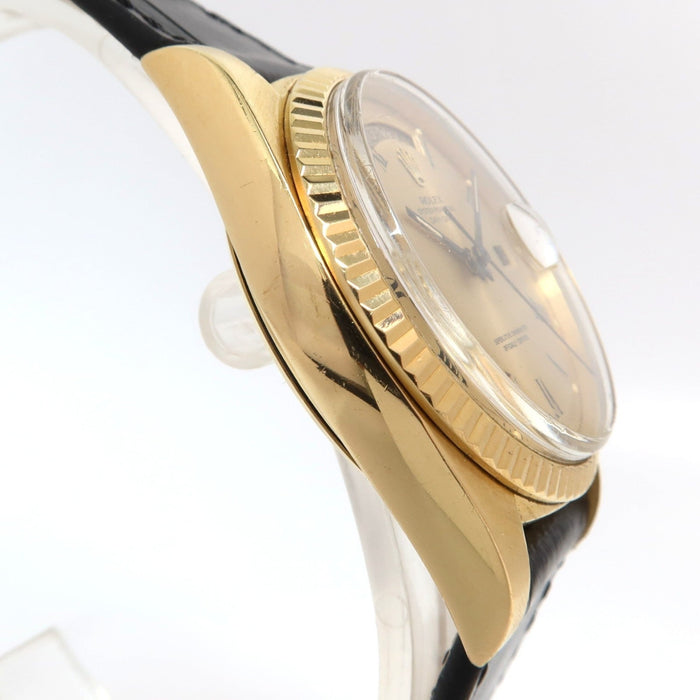 Rolex Day-Date 36 Non-Quickset Buckley Dial Spanish 18kt Yellow Gold 1803